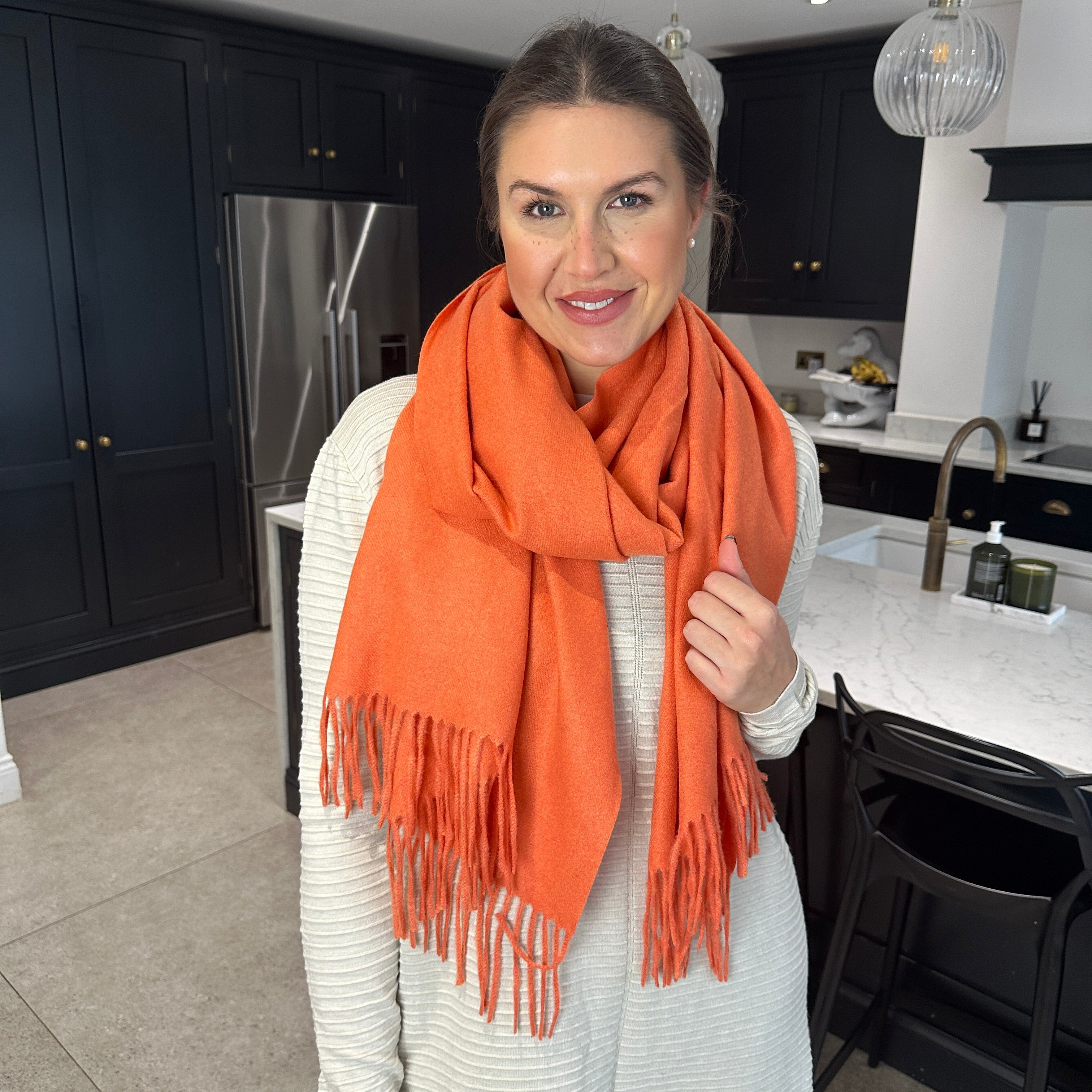 Plain Scarf hun - Blush Boutique Essex