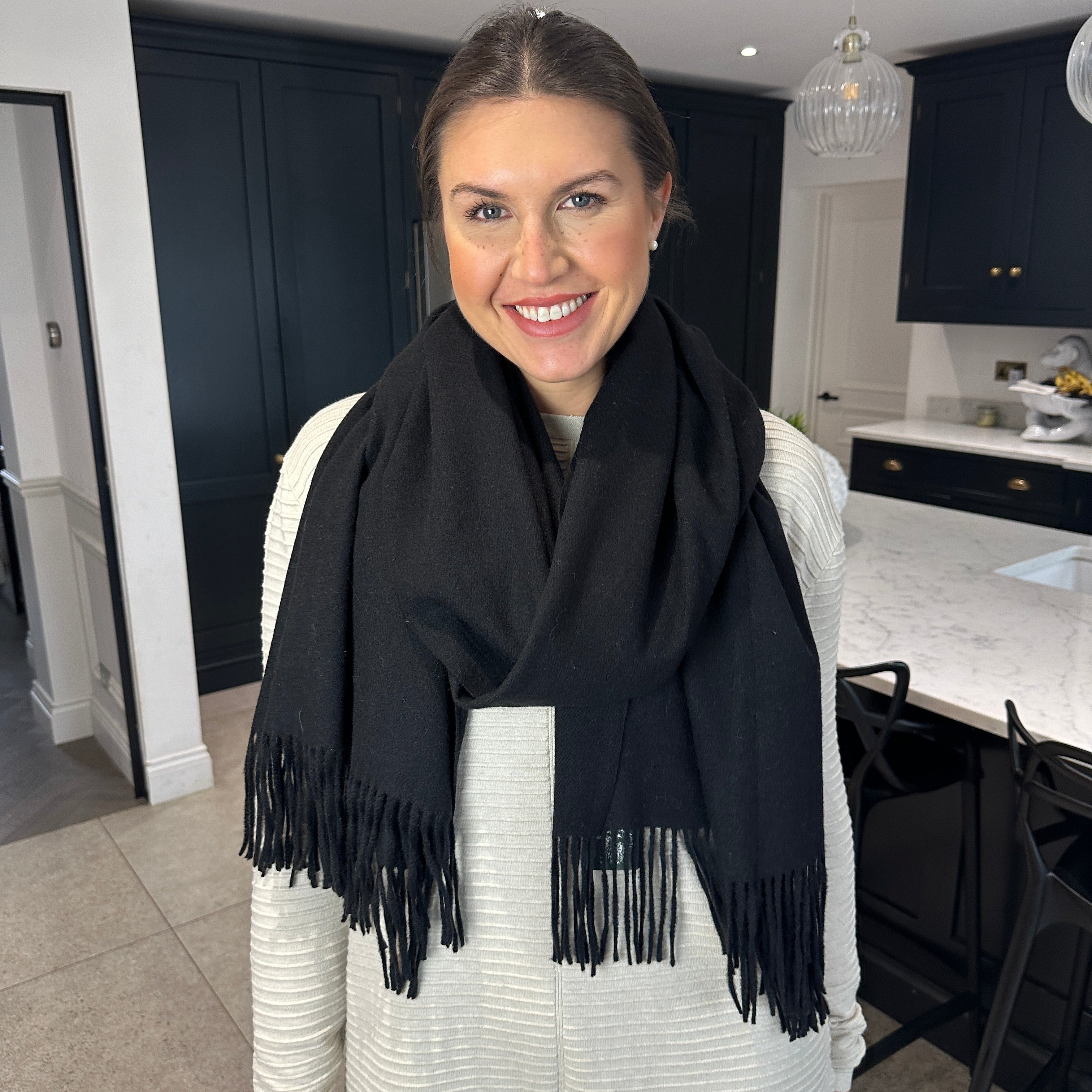 Plain Scarf hun - Blush Boutique Essex