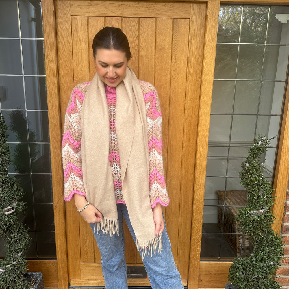 Plain Scarf - Blush Boutique Essex