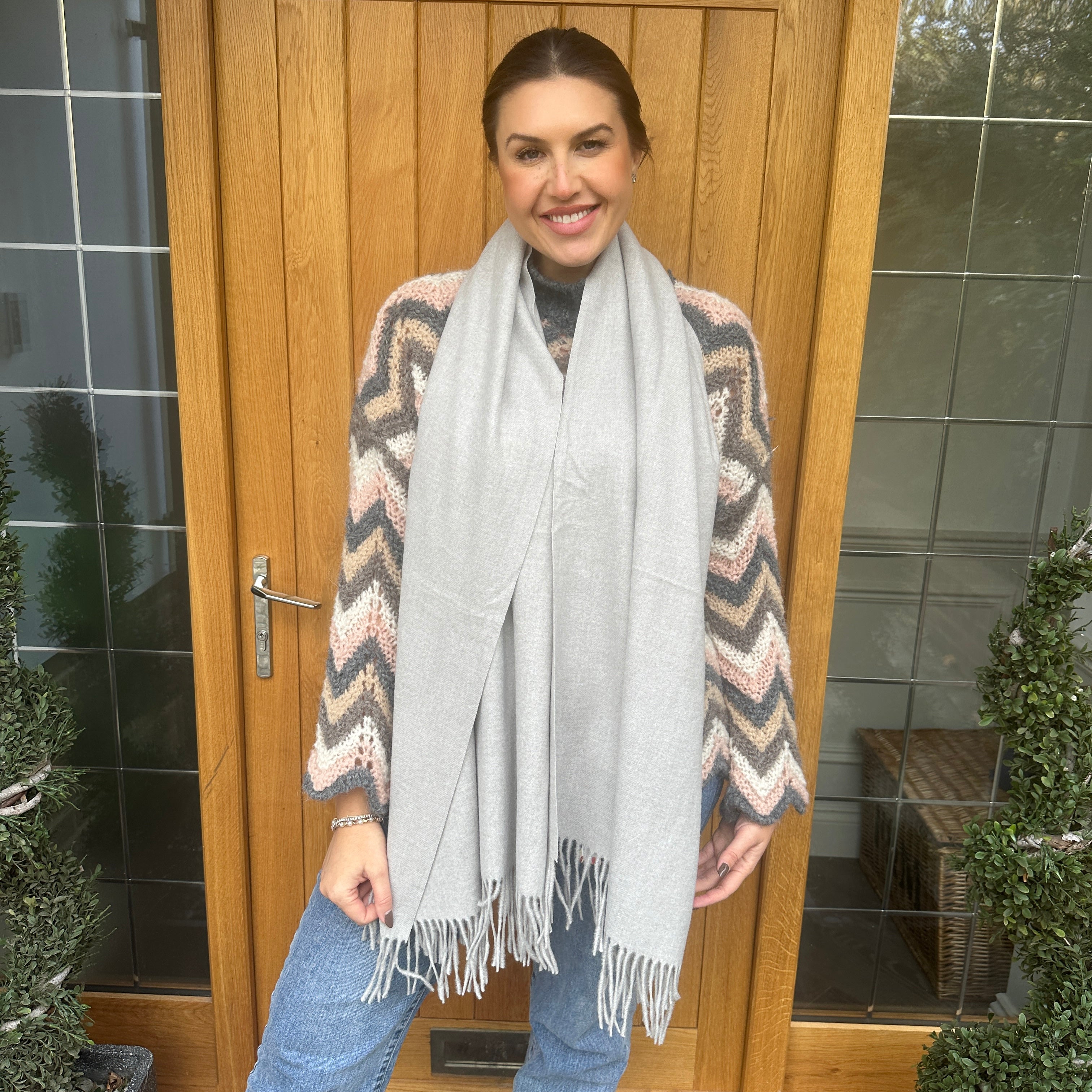 Plain Scarf - Blush Boutique Essex