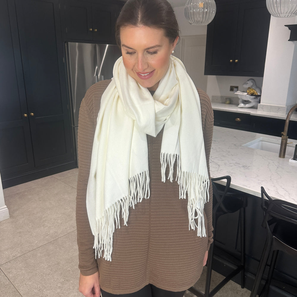 Plain Scarf hun - Blush Boutique Essex