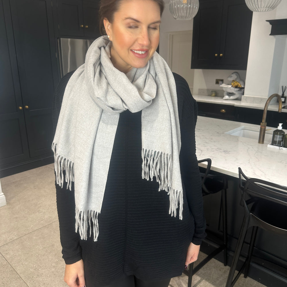 Plain Scarf hun - Blush Boutique Essex