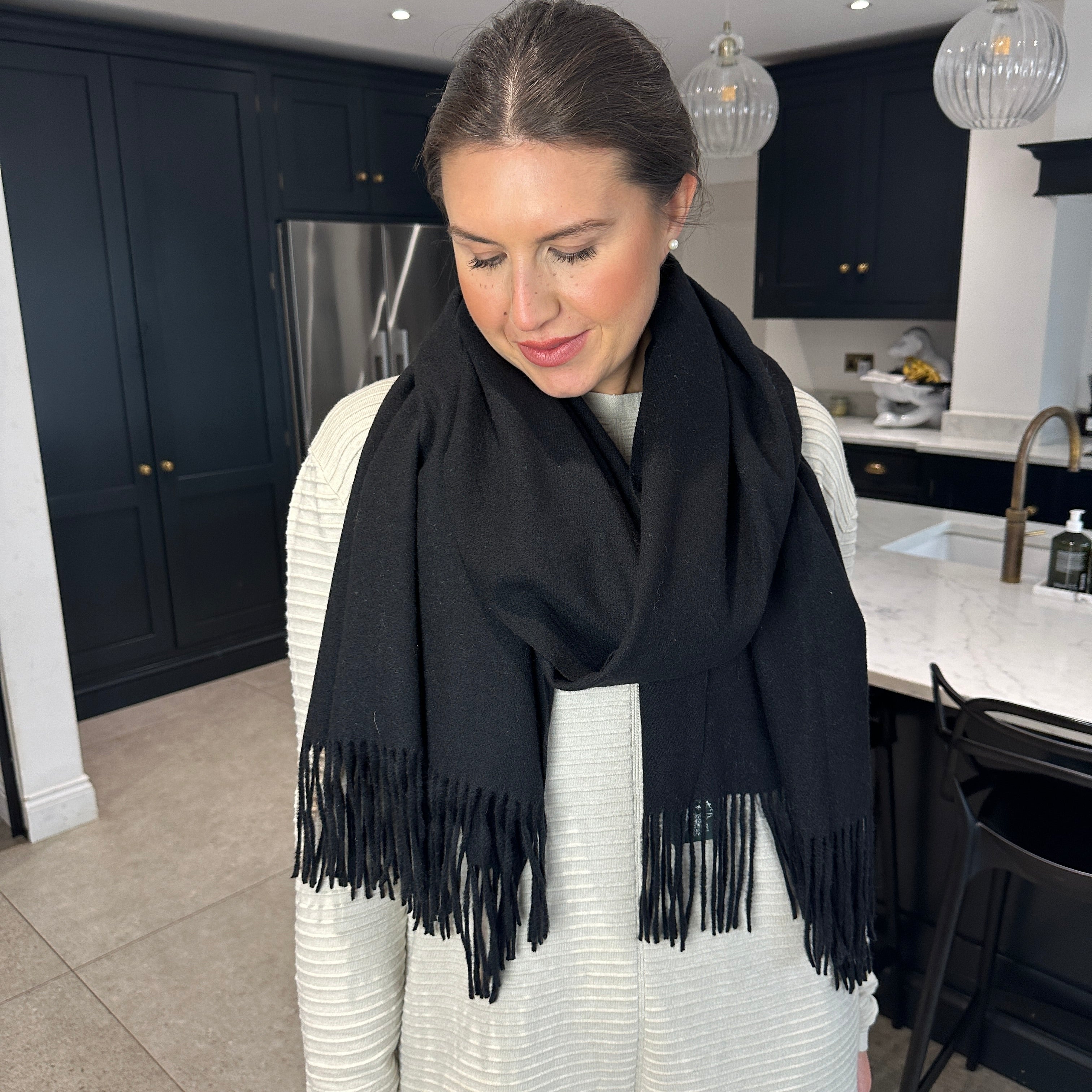 Plain Scarf hun - Blush Boutique Essex