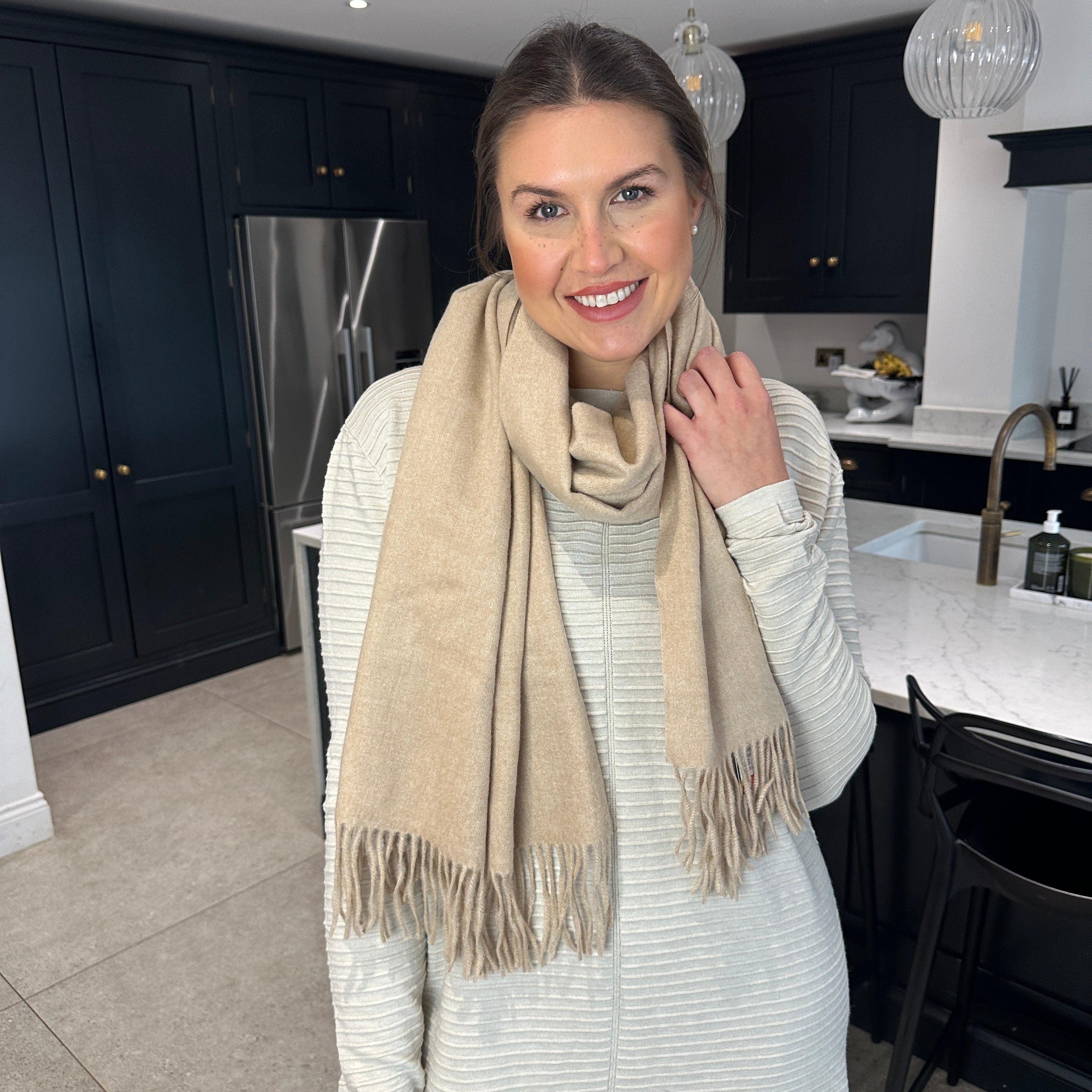 Plain Scarf hun - Blush Boutique Essex