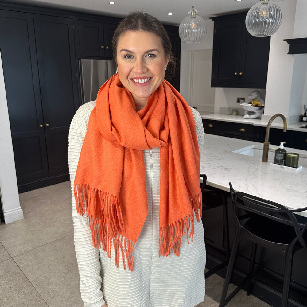 Plain Scarf hun - Blush Boutique Essex