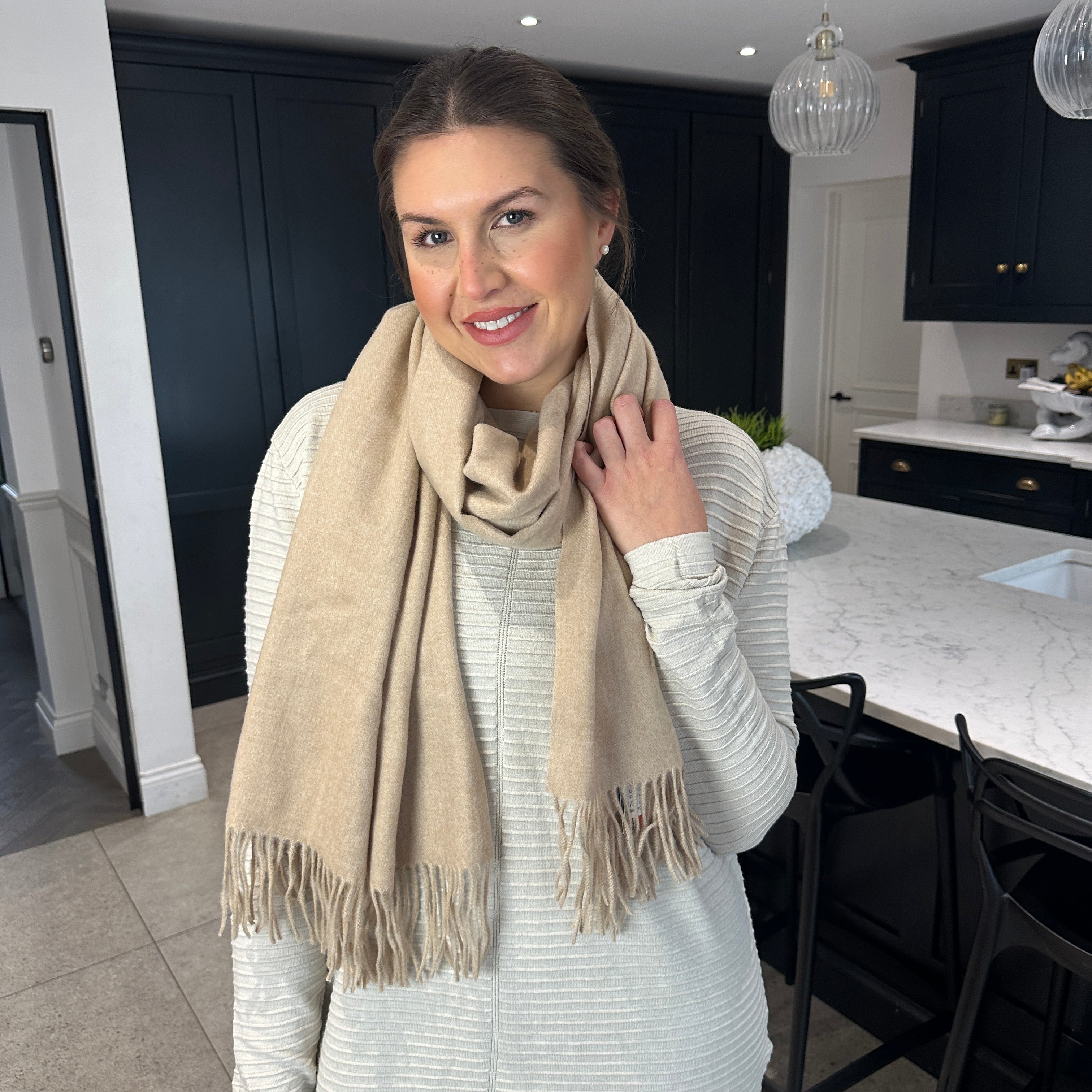 Plain Scarf hun - Blush Boutique Essex