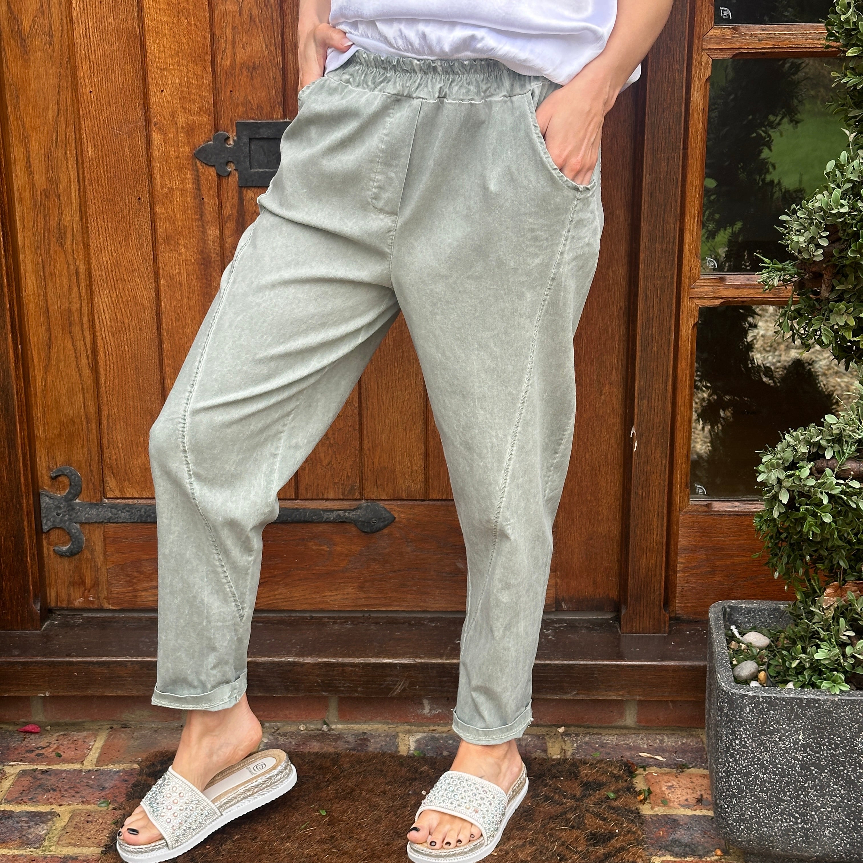 Brogan Cargo Trousers - Blush Boutique Essex