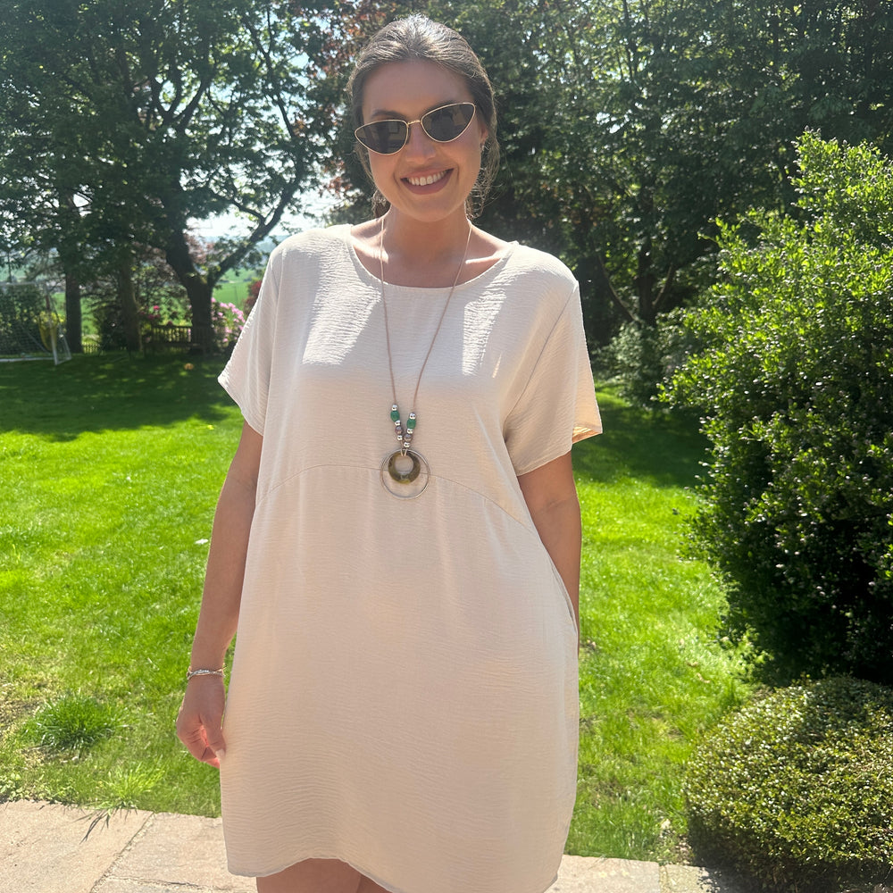 Taylor Necklace Dress - Blush Boutique Essex