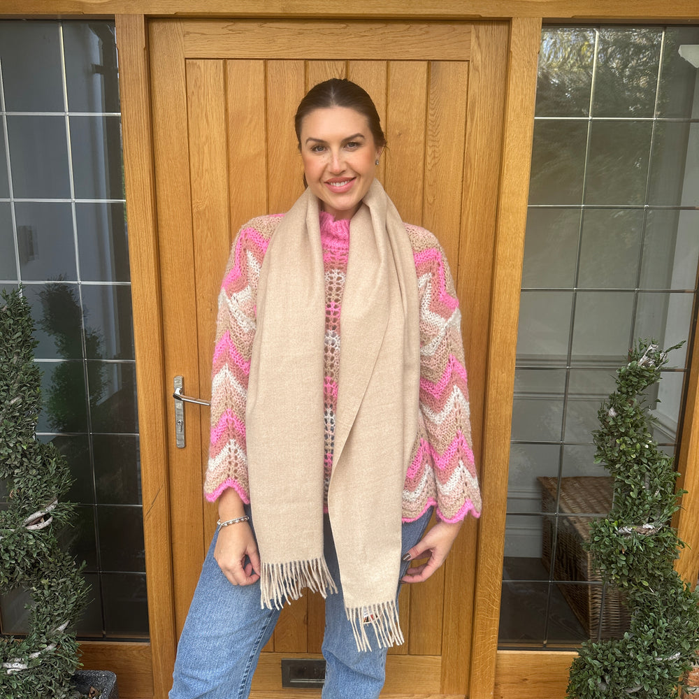 Plain Scarf - Blush Boutique Essex