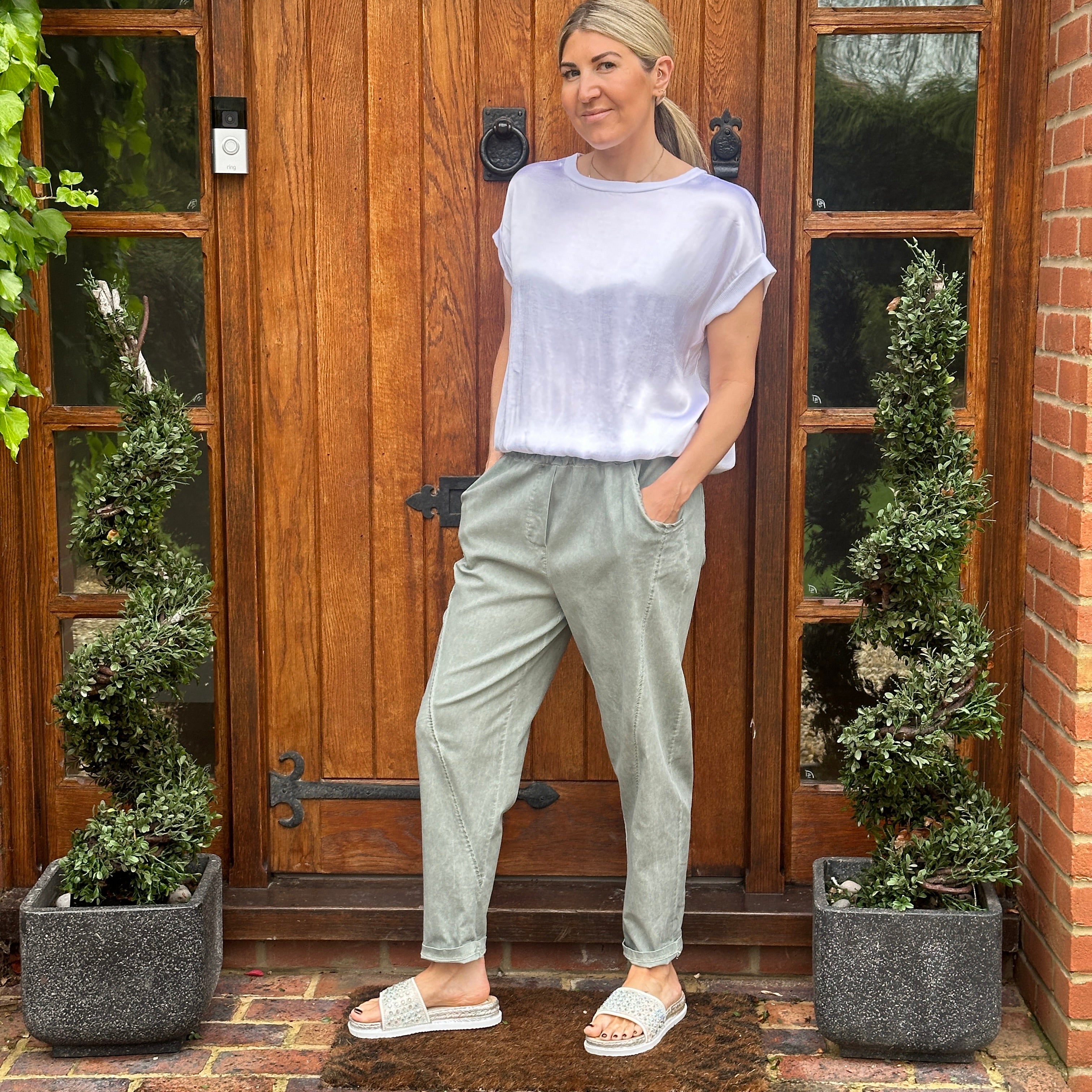 Brogan Cargo Trousers - Blush Boutique Essex