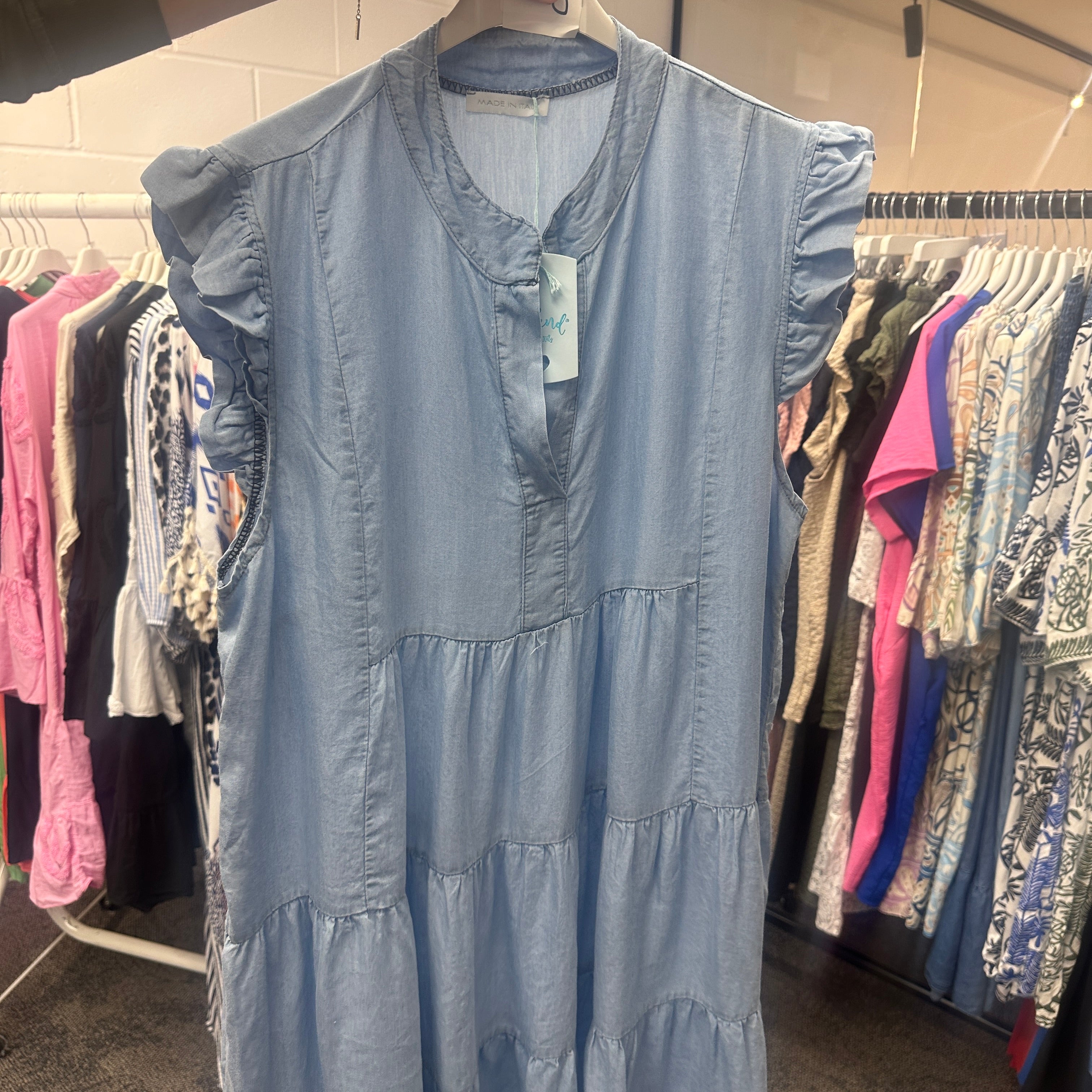 Siso Denim Dress - Blush Boutique Essex