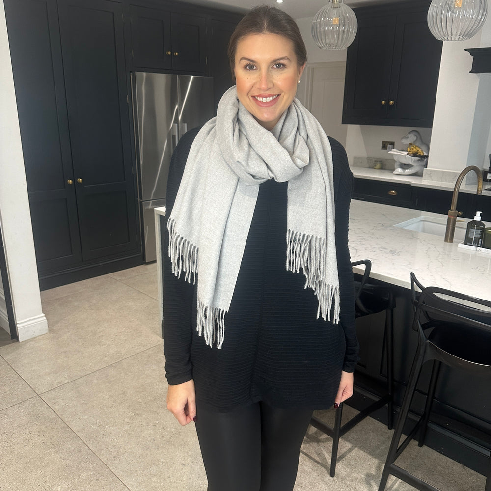 Plain Scarf hun - Blush Boutique Essex