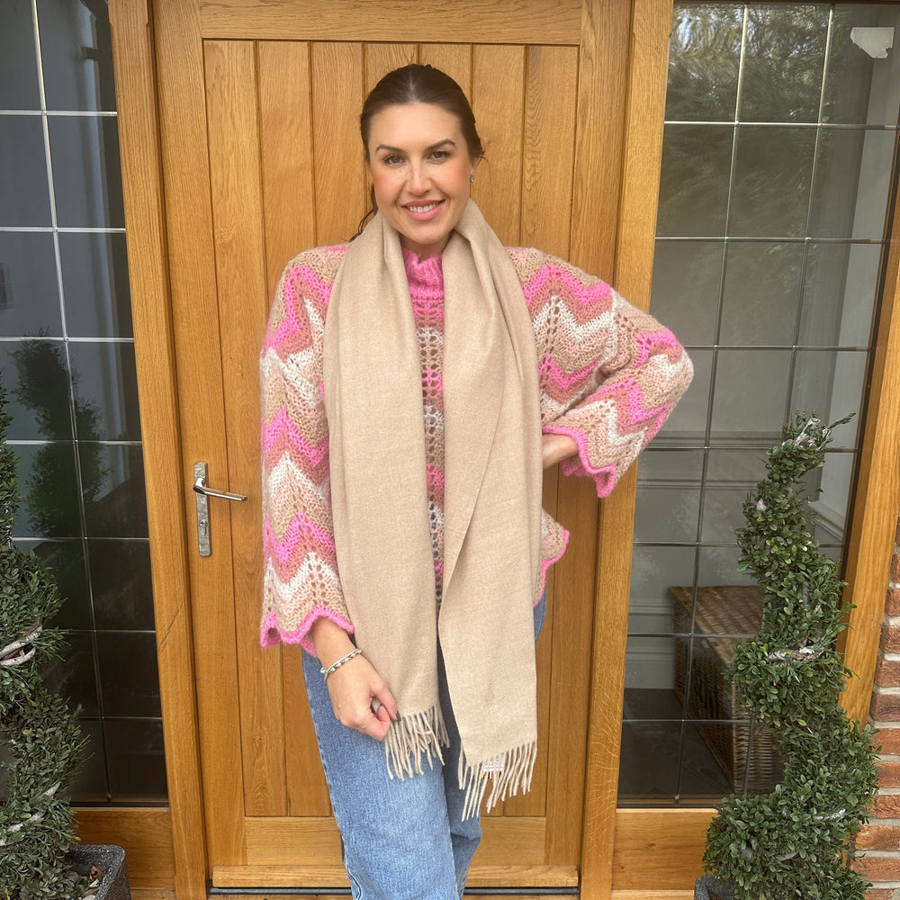 Plain Scarf - Blush Boutique Essex