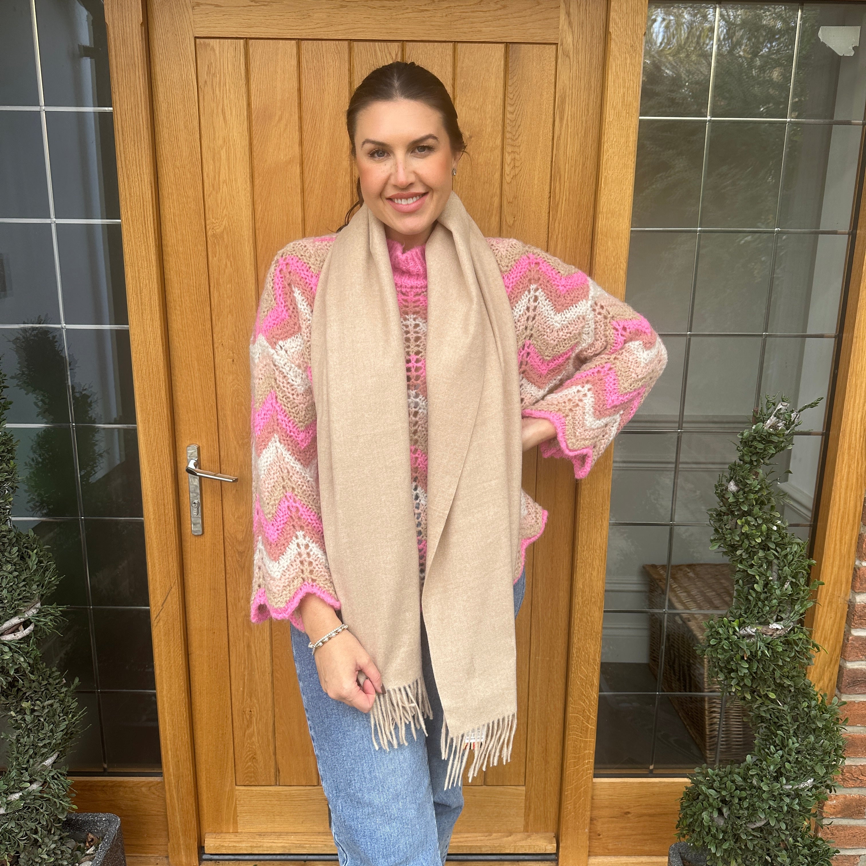 Plain Scarf - Blush Boutique Essex