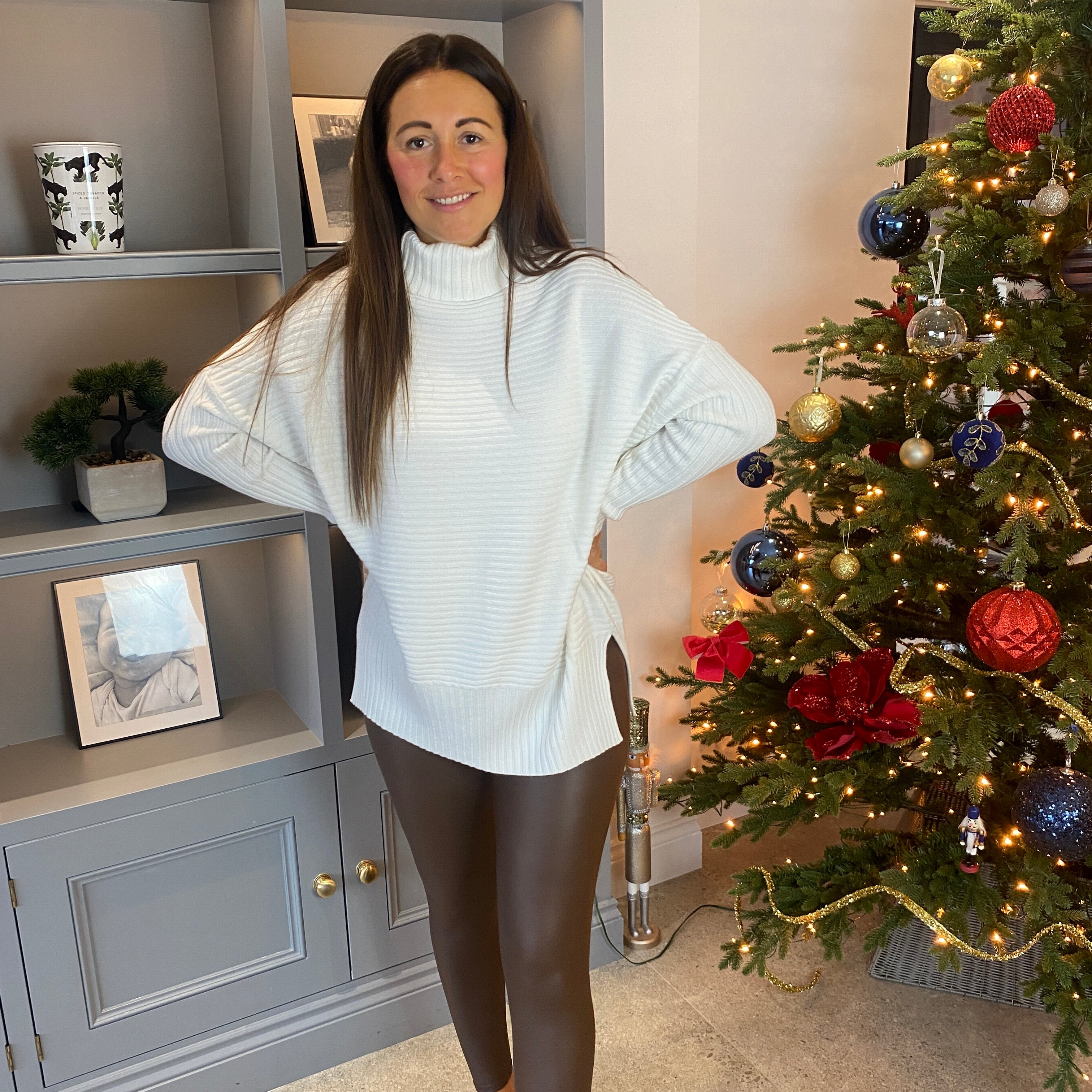 Demi Ribbed Jumper - Blush Boutique Essex