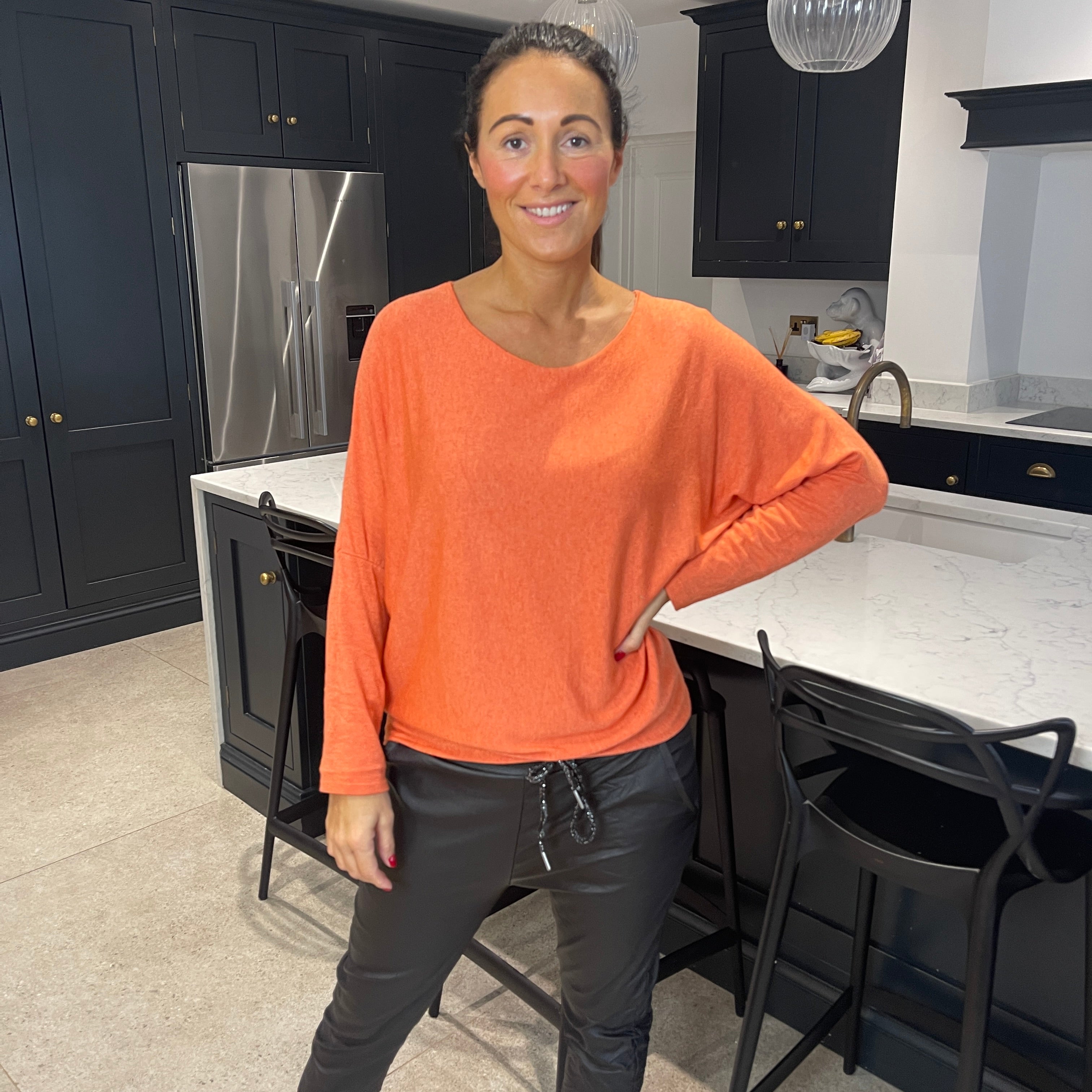 Sophie Fine Knit Top - Blush Boutique Essex