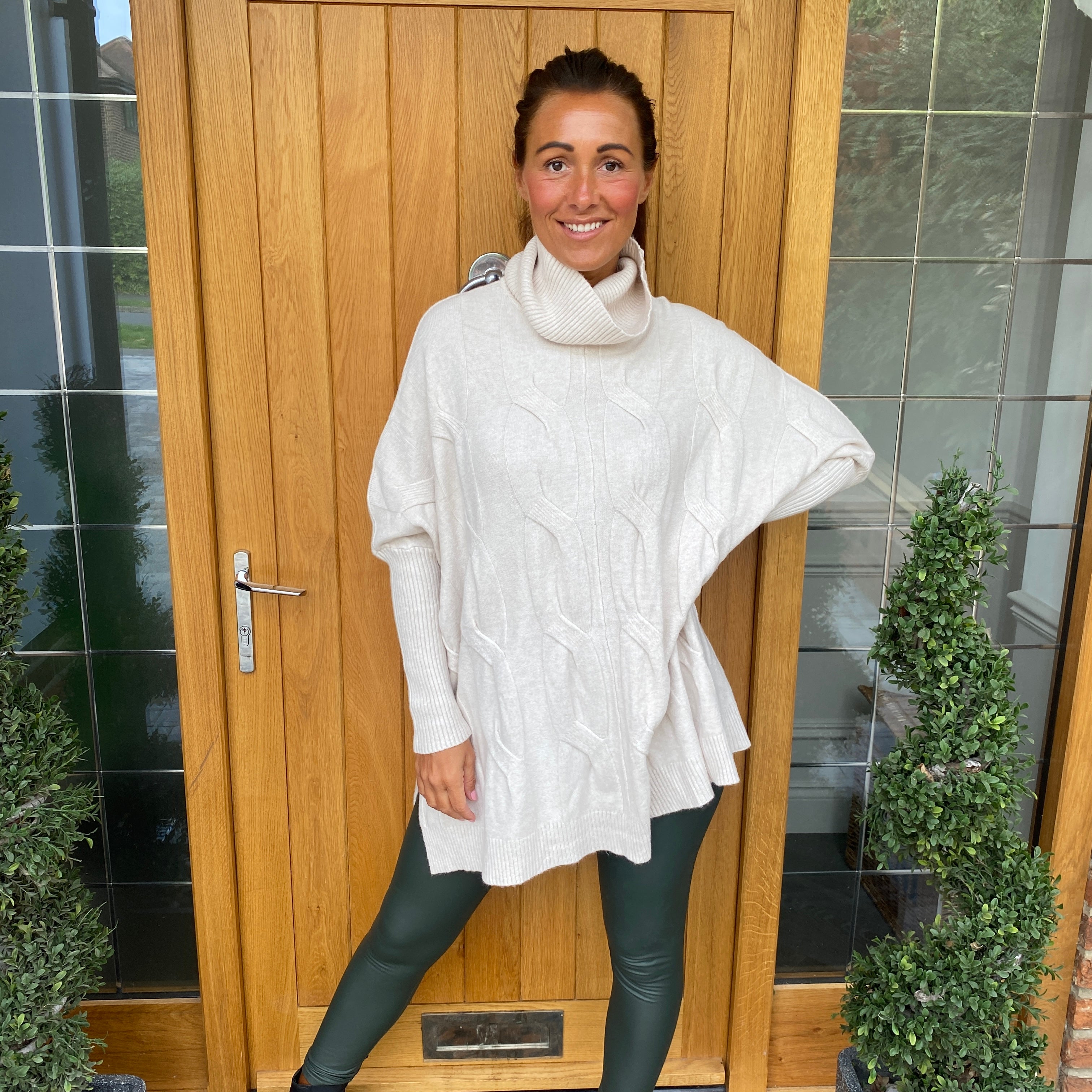 Jada Roll Neck Jumper - Blush Boutique Essex