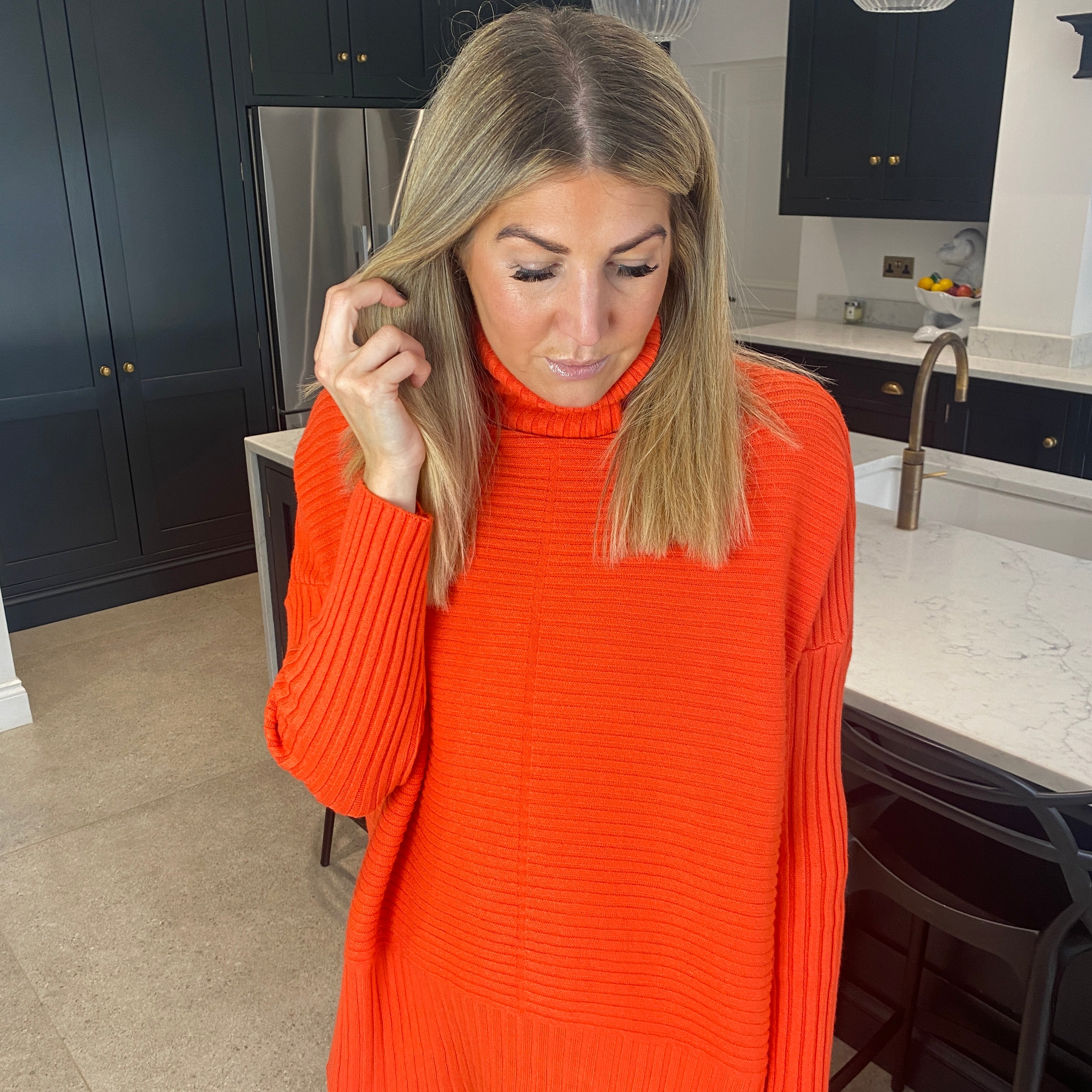 Demi Ribbed Jumper - Blush Boutique Essex