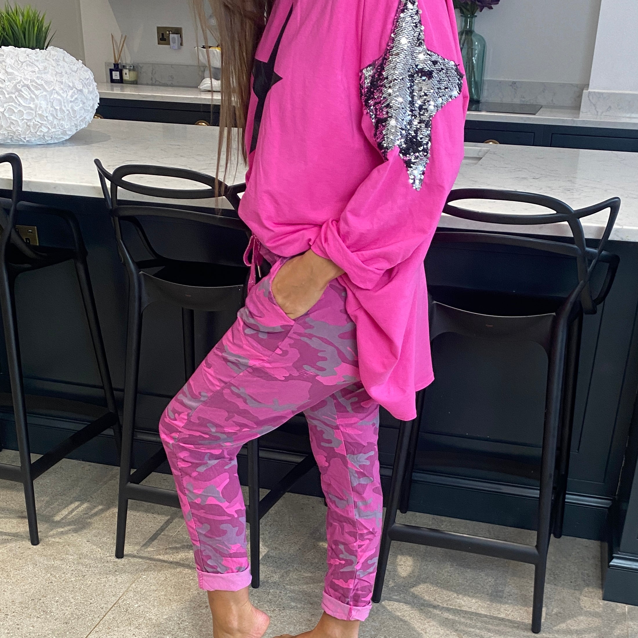 Victoria secret pink camo on sale pants