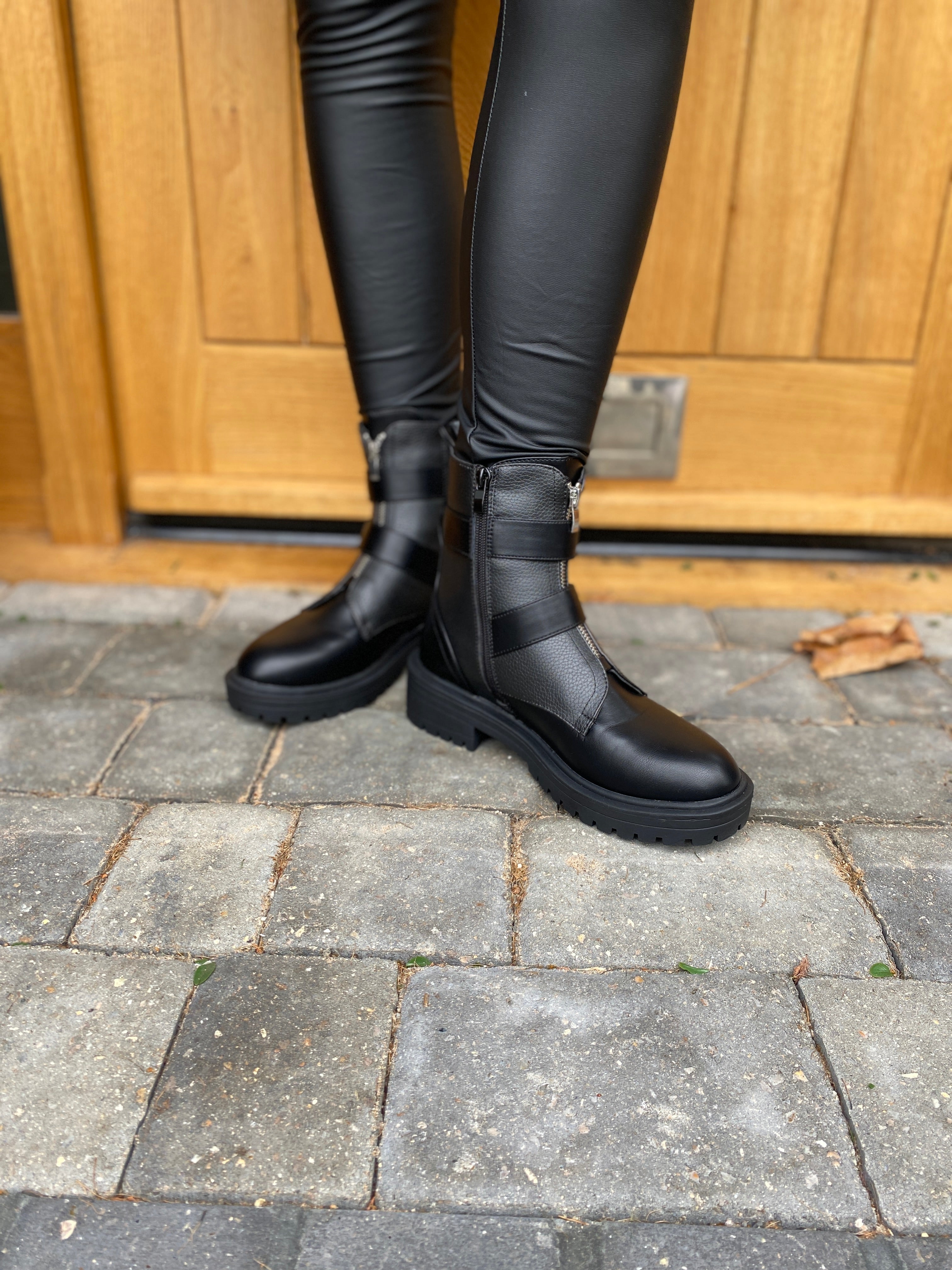 Debbie Biker Boot - Blush Boutique Essex